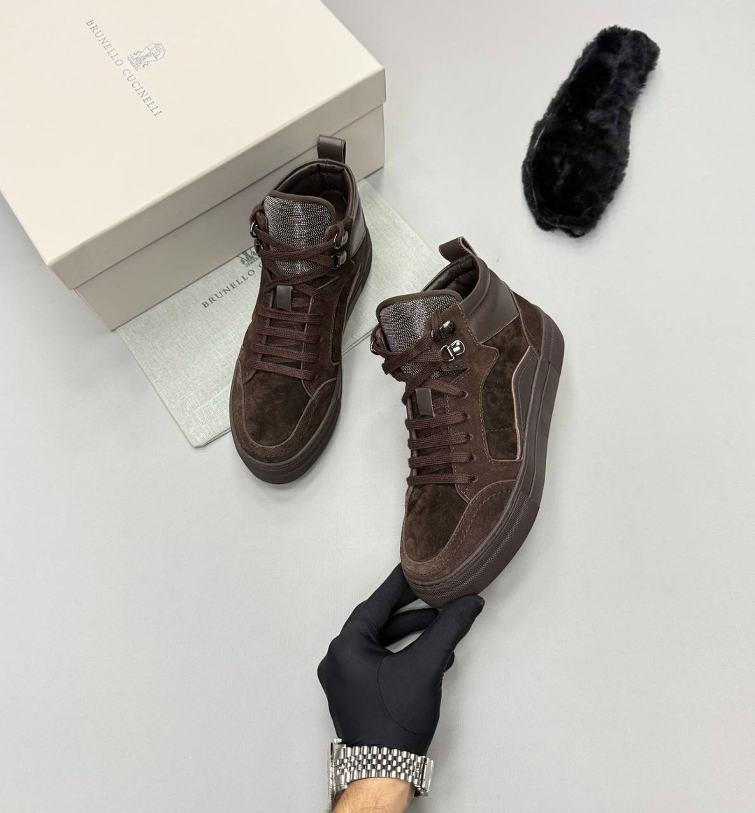,balmain кроссовки,кеды balmain,кеды balmain мужские,высокие кеды balmain замша мех чёрные