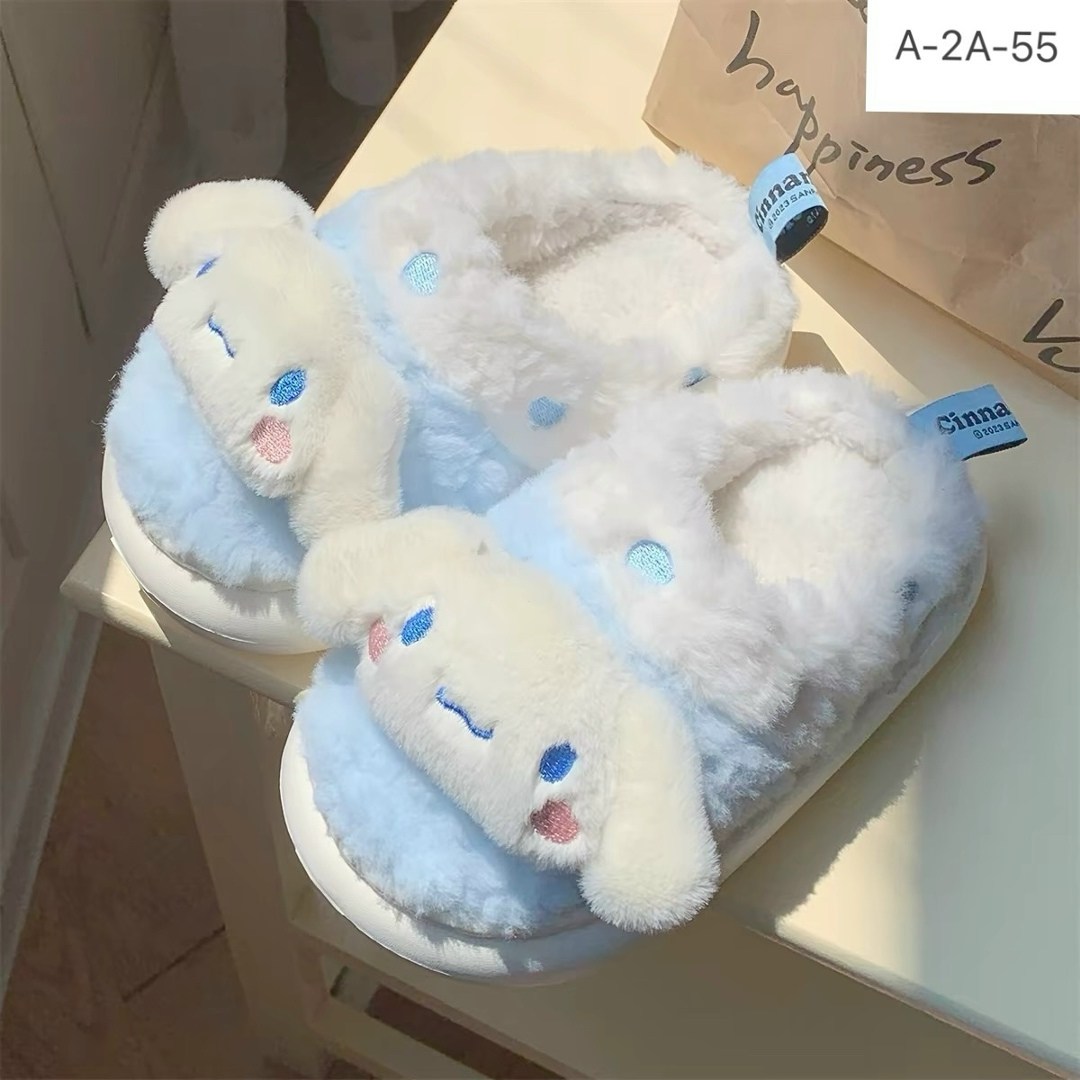 тапочки sanrio,тапочки домашние,домашние тапочки kuromi,тапочки теплые,тапочки для девочек