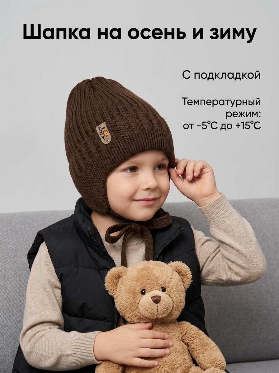 шапка для мальчика,шапка для мальчика зимняя,шапка для детей,шапка демисезонная,шапка с завязками для мальчика