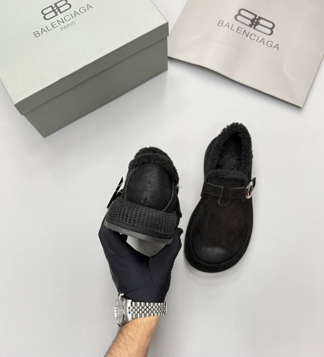 ,сабо birkenstock, повседневные,зимняя женская ,теплая
