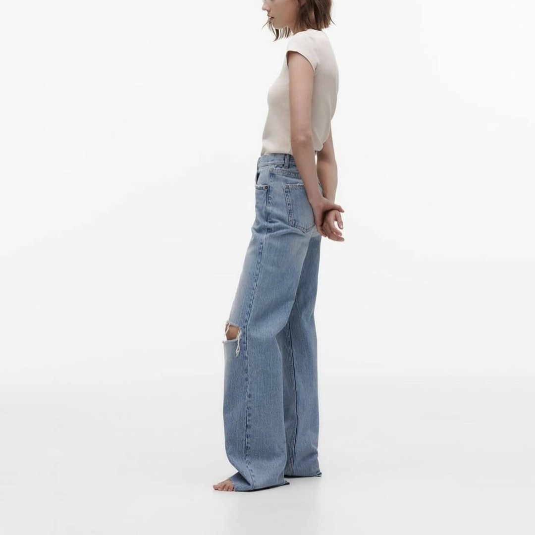 джинсы zara wide leg,женские джинсы,брюки джинсовые,брюки джинсы,джинсы женские с завышенной талией