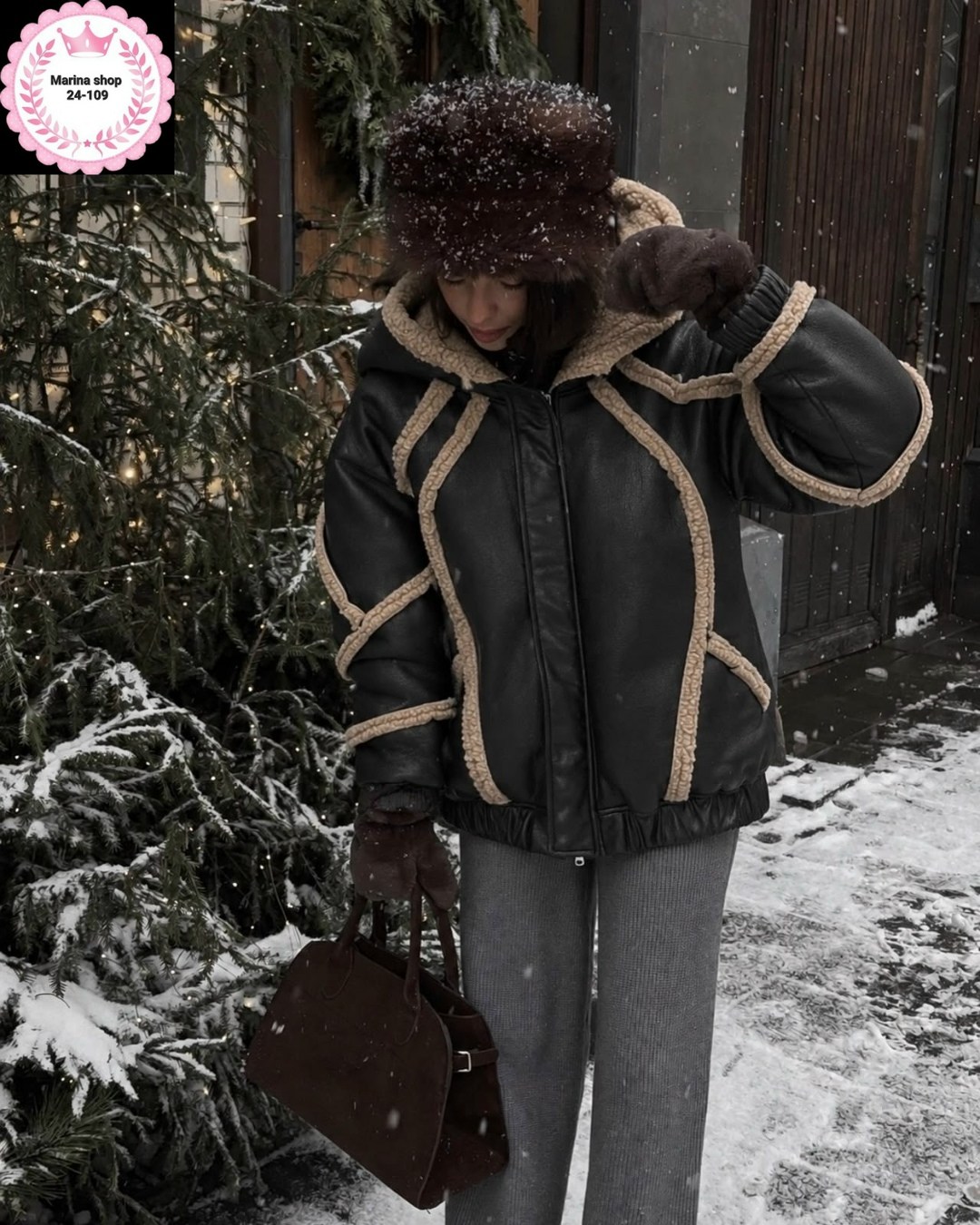 дубленка демисезонная karmel style,женская дубленка,стильная дубленка,дубленка авиатор,дубленка итальянская