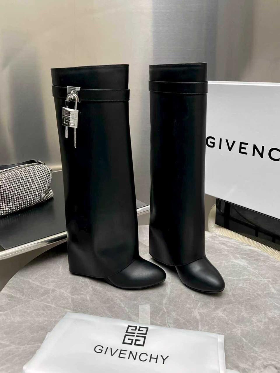 сапоги givenchy,высокие сапоги,женские сапоги,сапоги живанши,сапоги givenchy натуральная кожа