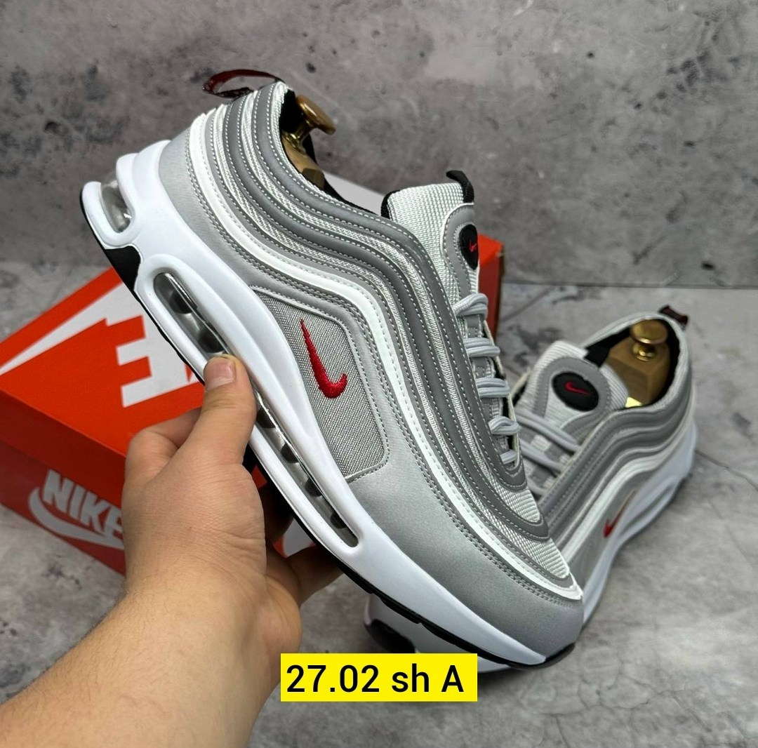 nike air max 97 silver bullet,кроссовки nike air max 97,мужские кроссовки nike air max 97,кроссовки,nike air max 97 silver