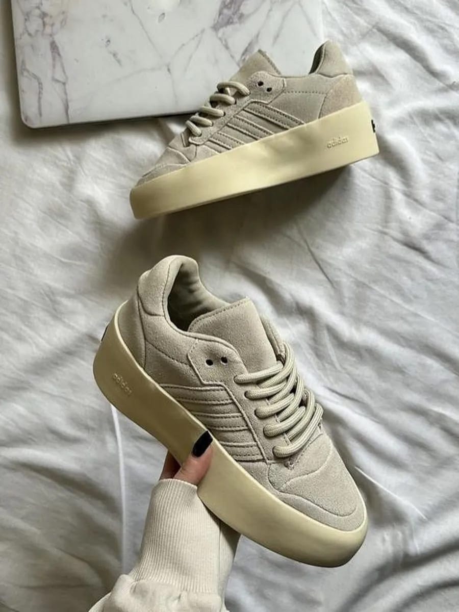 кроссовки adidas,,кроссовки adidas originals fear of god athletics ' 86 lo sesame серый,adidas original,мужские кроссовки adidas