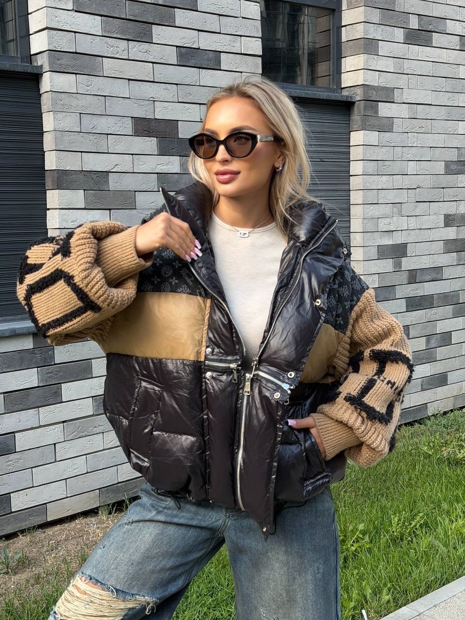 куртка модная,пуховик женский louis vuitton,куртка,женская куртка,куртка пуховик