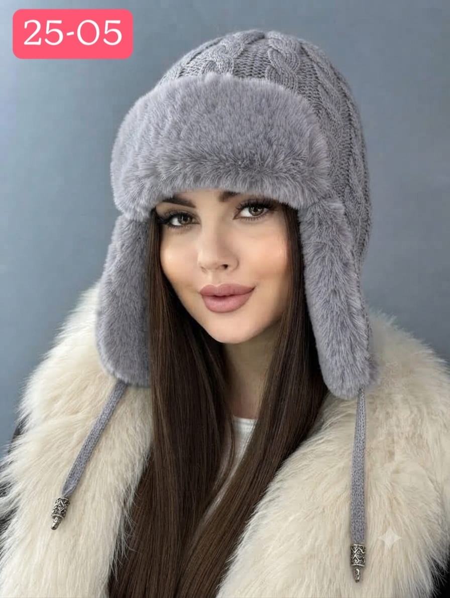 женская зимняя пушистая шапка ушанка из ангоры,шапка ушанка зимняя вязаная меховая из ангоры winklliper,шапка ушанка зимняя вязаная меховая из ангоры,шапка ушанка зимняя вязаная мехомвая из ангоры,шап