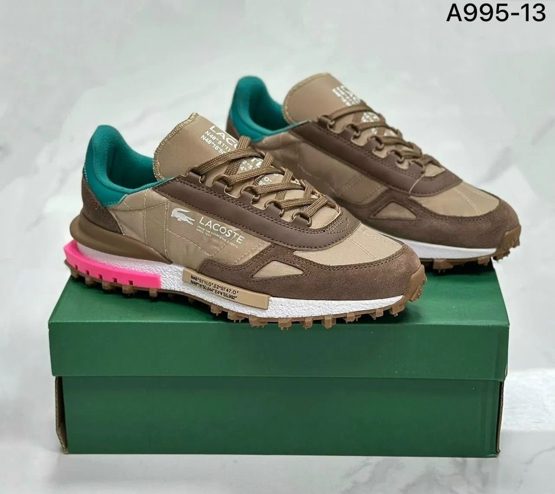 кроссовки lacoste,кроссовки мужские lacoste,кроссовки elite active lacoste,кроссовки для образа жизни женские низкие lacoste, цвет light brown/green,lacoste low-top casual shoes women's light brown gr