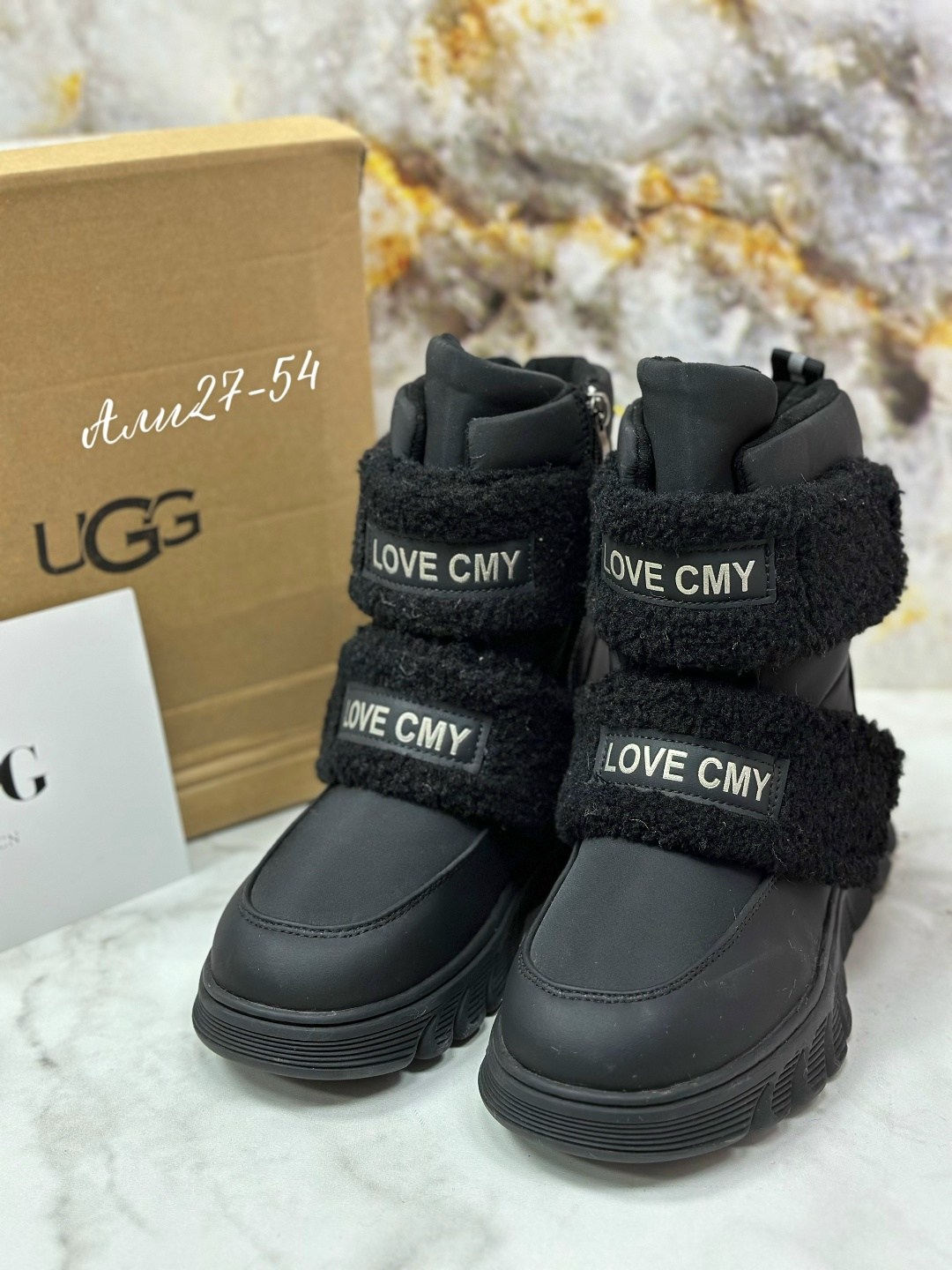 угги зимние с натуральным мехом на липучках ugg 269751436,женские угги,угги зимние с натуральным мехом на липучках,,угги ugg женские