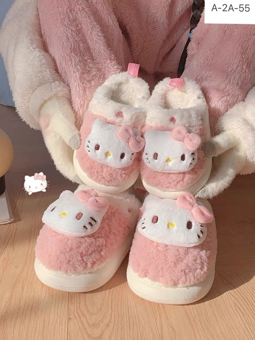 тапочки sanrio,тапочки домашние,домашние тапочки kuromi,тапочки теплые,тапочки для девочек