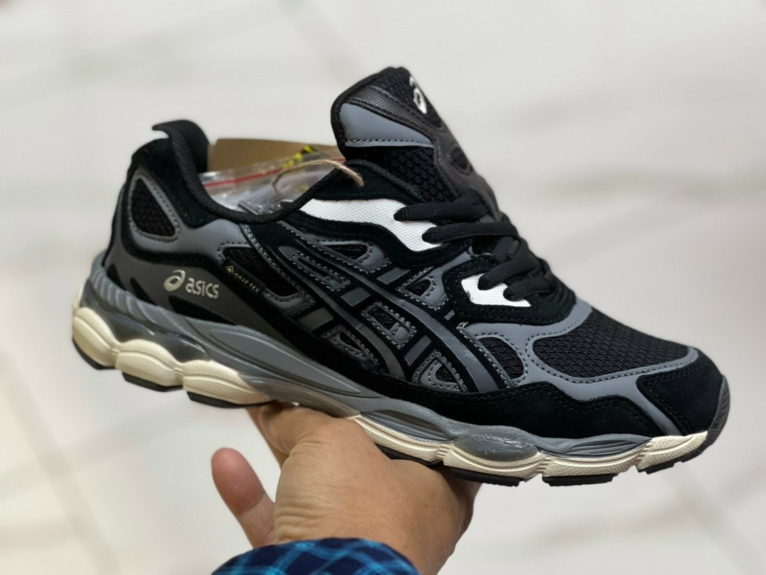 мужские кроссовки asics,спортивные кроссовки asics gel nyc asics цвет серый черный,кроссовки asics,кроссовки asics gel-nyc,кроссовки asics gel