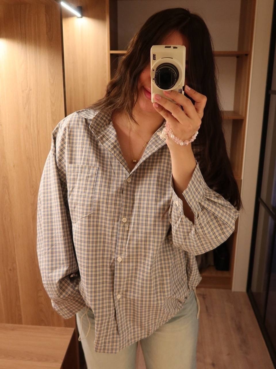рубашка оверсайз летняя в клетку betrendy wear,рубашка женская оверсайз в клетку,женская рубашка,рубашка в клетку женская,рубашка свободного кроя