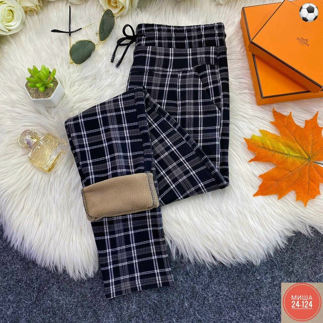 теплые брюки,брюки женские тёплые штаны утеплённые ns moda 42237870,брюки женские в клетку,брюки штаны в клетку,брюки в клетку теплые