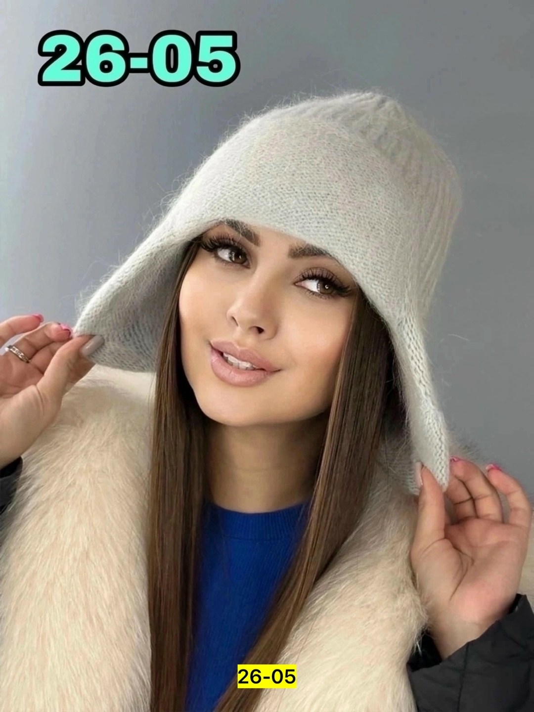 женская зимняя пушистая шапка ушанка из ангоры,вязаная зимняя шапка из ангоры,комплект шапка и варежки из пуха норки,пушистая шапка из ангоры,зимняя пушистая шапка ушанка из ангоры