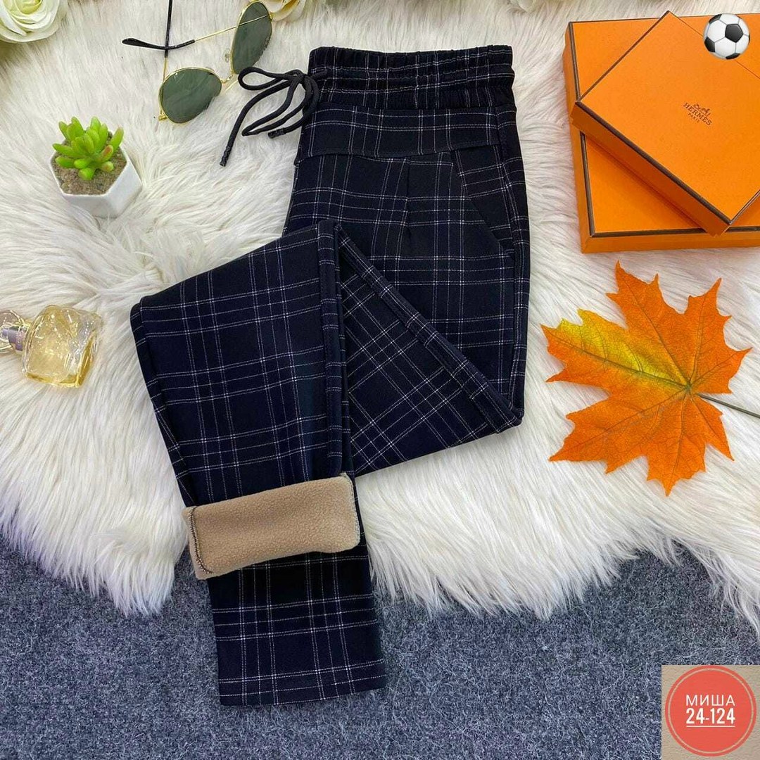 теплые брюки,брюки женские тёплые штаны утеплённые ns moda 42237870,брюки женские в клетку,брюки штаны в клетку,брюки в клетку теплые