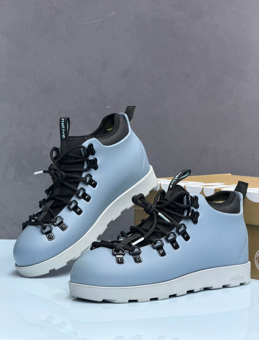 ботинки native fitzsimmons citylite,ботинки native fitzsimmons,ботинки унисекс native fitzsimmons citylite,ботинки native,ботинки native fitzsimmons citylite bell blue bone white