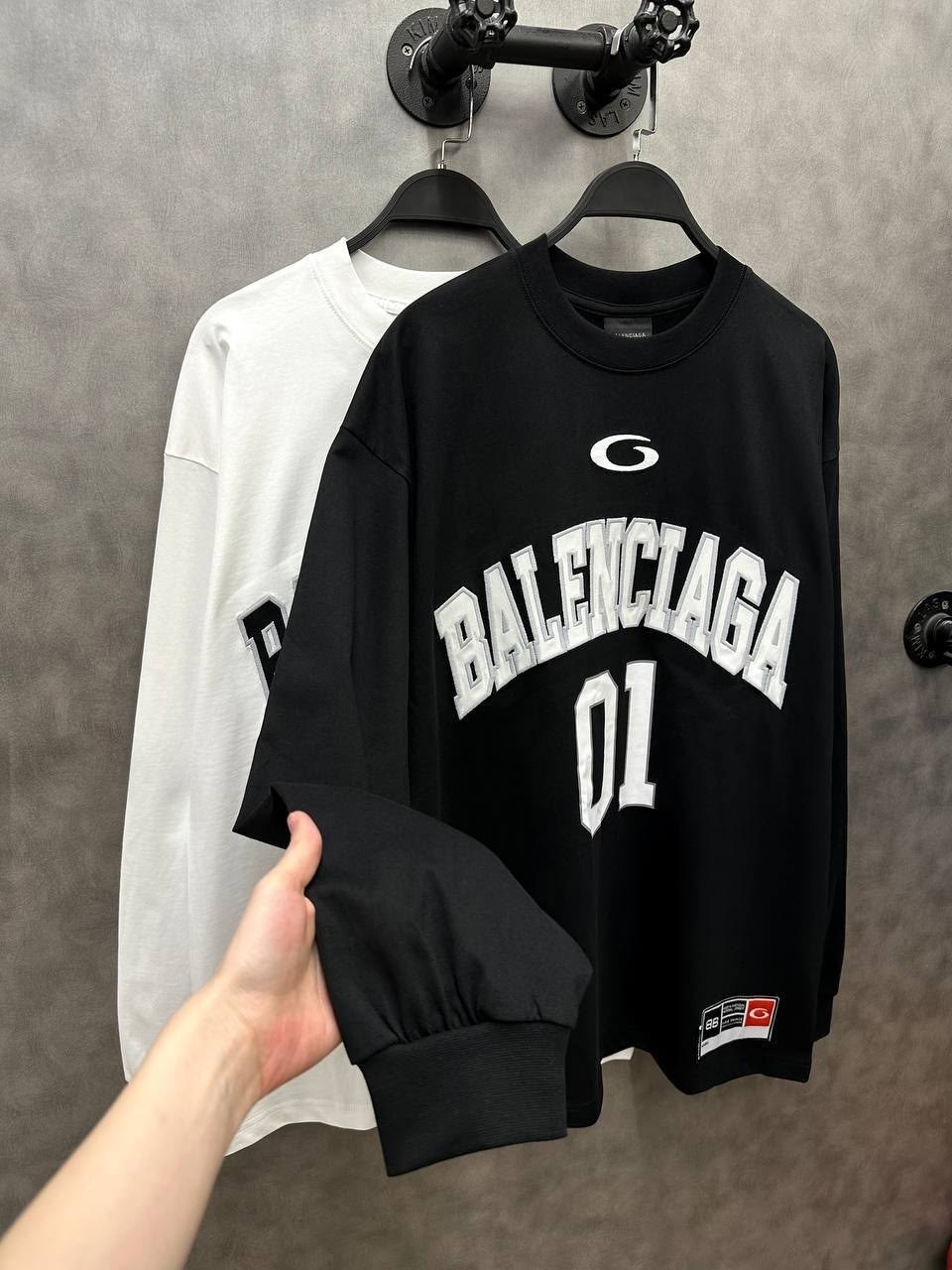 свитшот свободного кроя,брендовые свитшоты,мужская кофта,футболка balenciaga