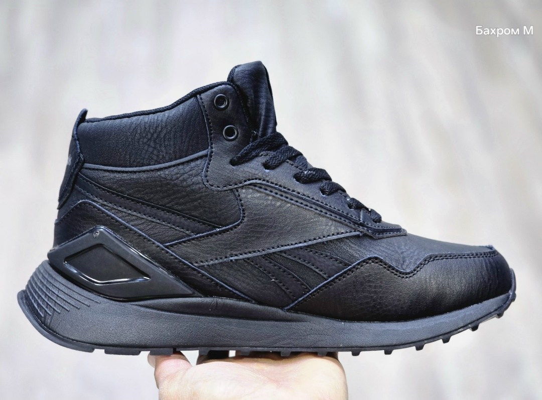 зимние мужские кроссовки reebok черные высокие nero black,кроссовки зимние с мехом reebok зима 273338660,reebok зимние кроссовки,зимние кроссовки мужские рибок,мужские reebok nero зимние высокие черны