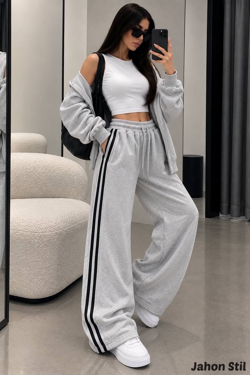 брюки карго с лампасами широкие y2k styfash,спортивные брюки,спортивные женские штаны,женские спортивные штаны серые с лампасами,спортивные штаны