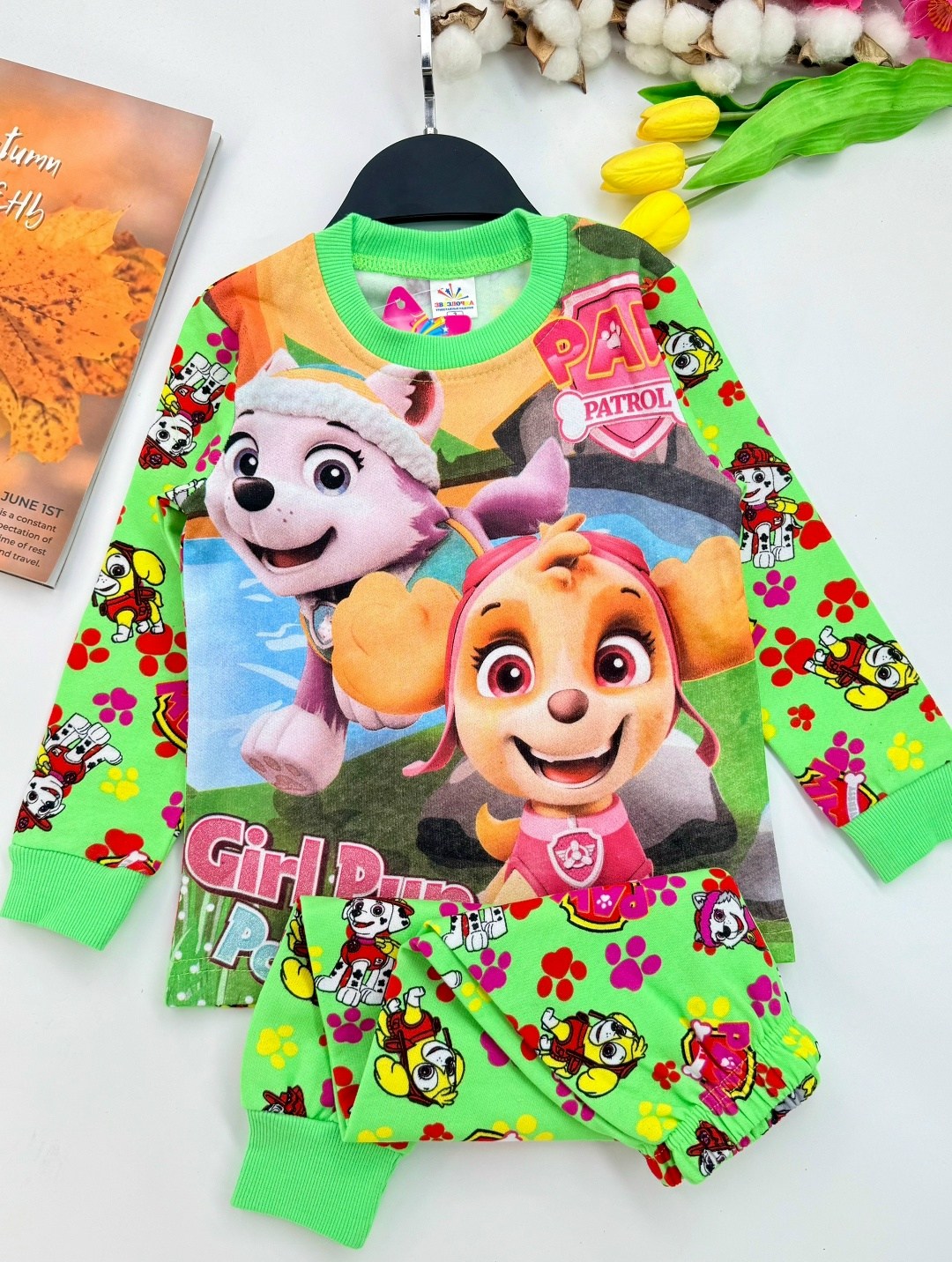 пижама щенячий патруль,пижама paw patrol щенячий патруль,пижамы девочки,пижама paw patrol,детская пижама