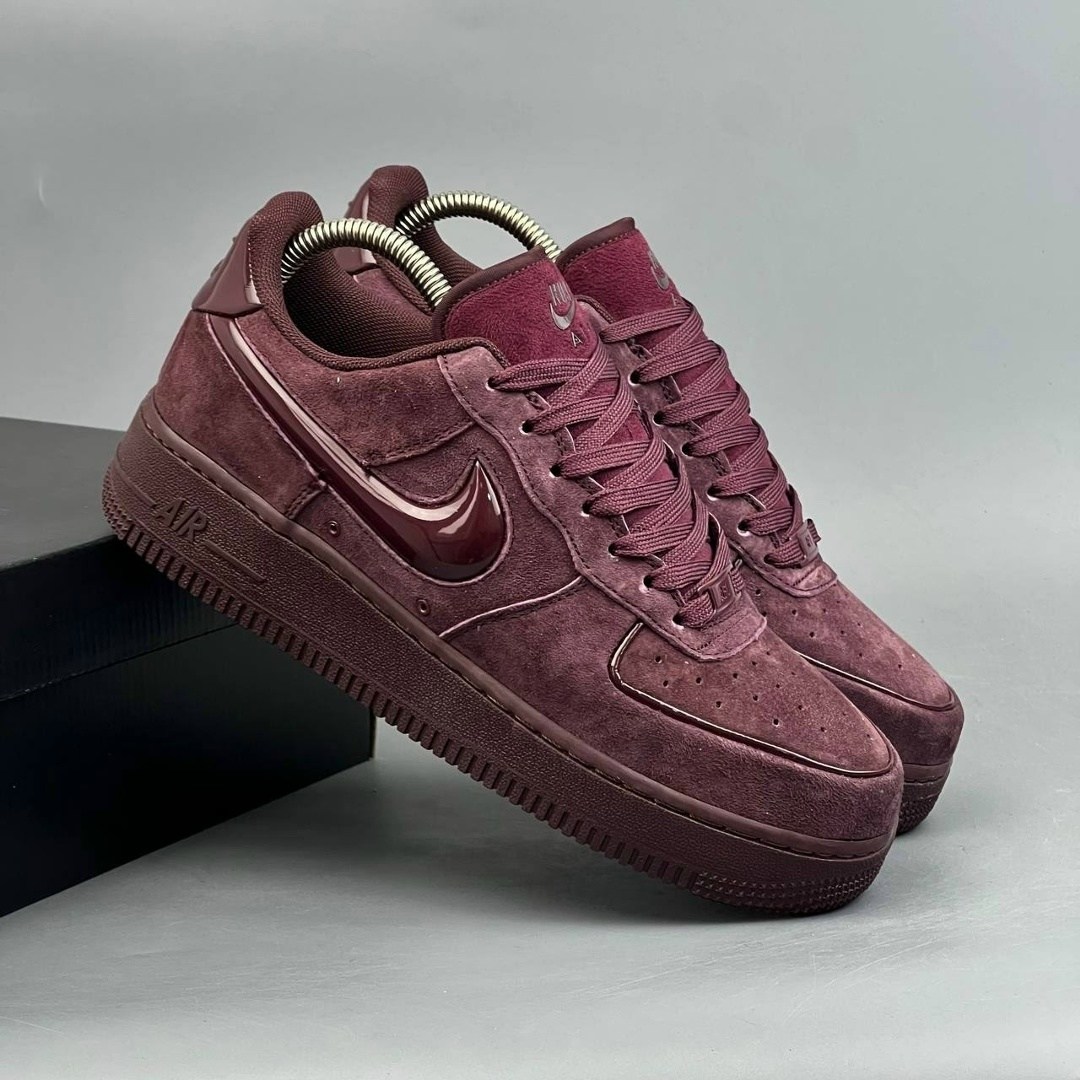кроссовки,nike air force 1,nike air force 1 '07,nike air force 1 low,бордовые найки
