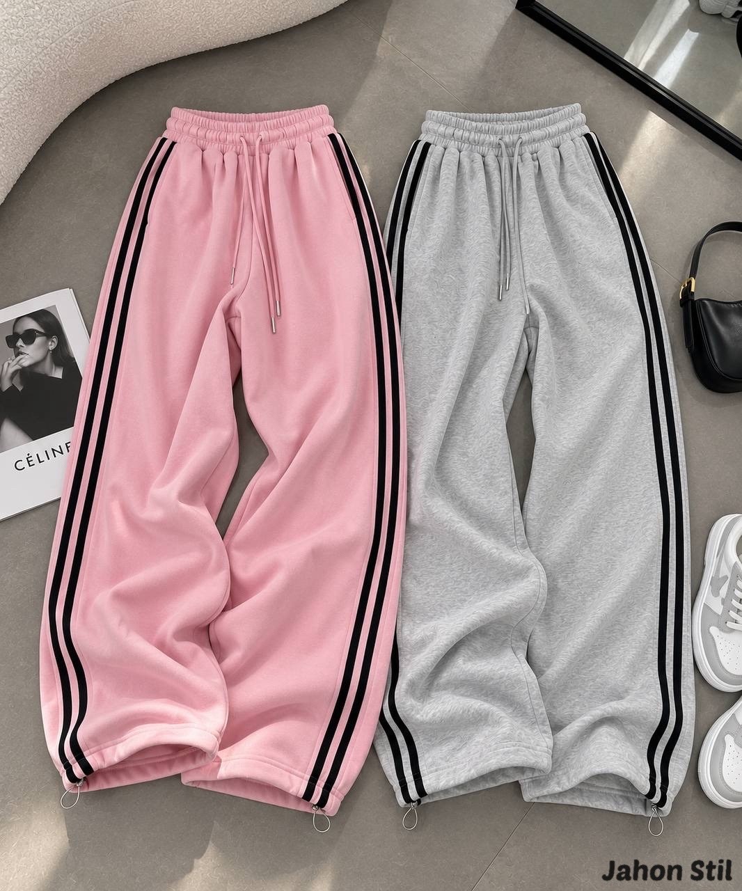 брюки карго с лампасами широкие y2k styfash,спортивные брюки,спортивные женские штаны,женские спортивные штаны серые с лампасами,спортивные штаны