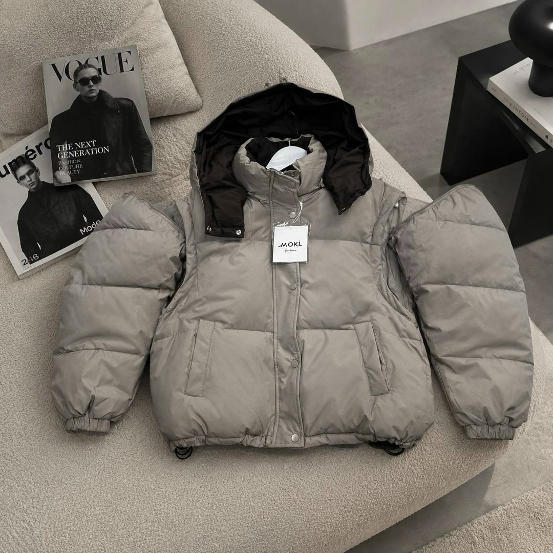 двусторонний пуховик,пуховик дутый оверсайз balenciaga style,короткий пуховик,зимние куртки,пуховик