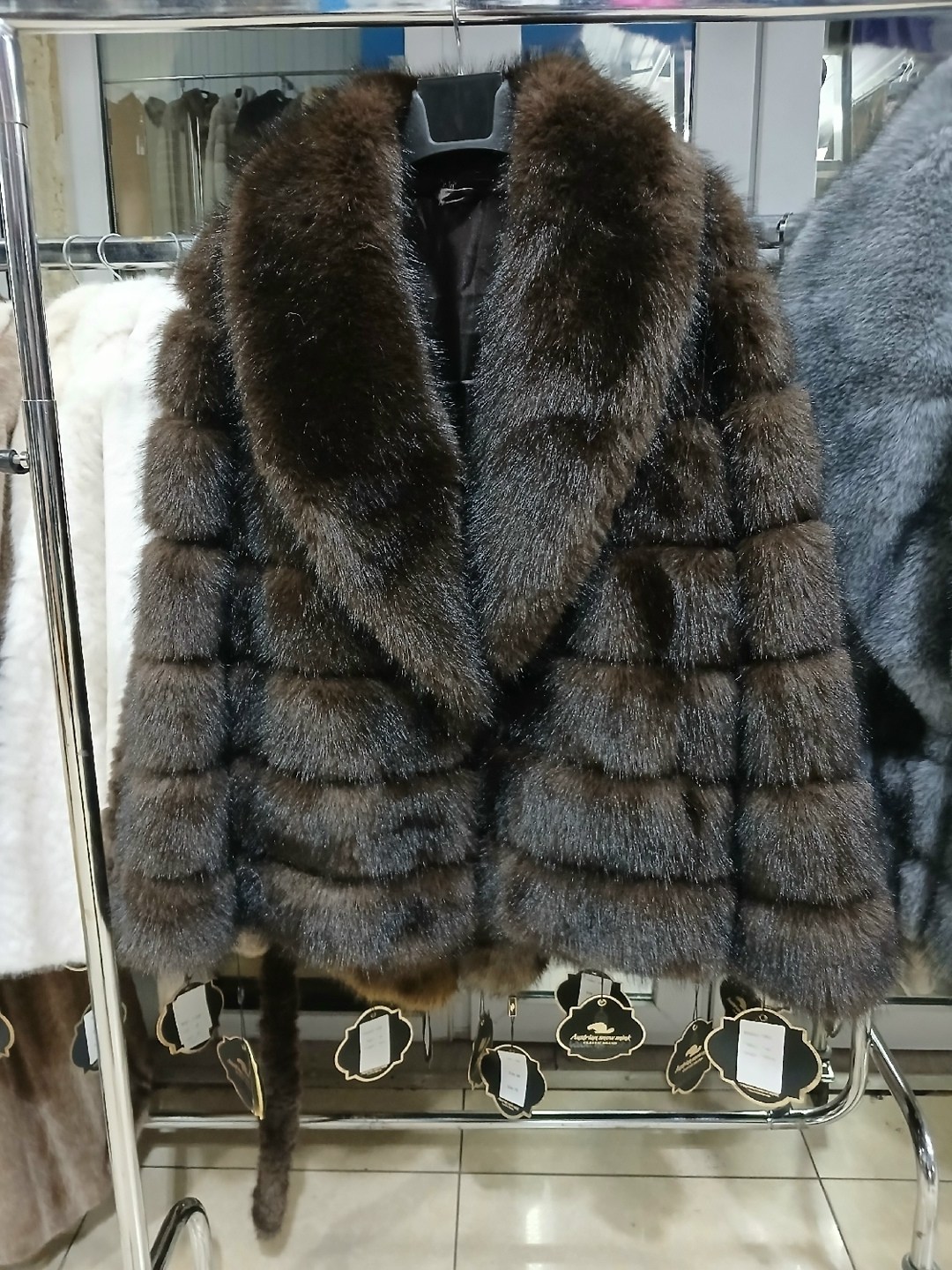 шуба из песца,песец шуба,шубка из песца,шуба из песца колотый лед,мех песца