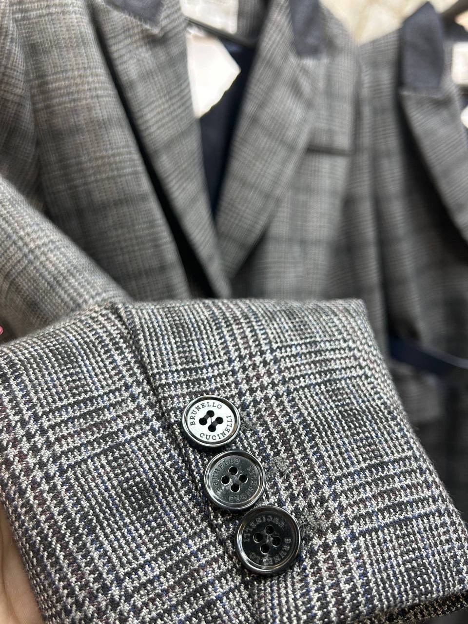 костюм brunello cucinelli,костюм женский,костюм брючный,костюм в клетку,брючный костюм женский в клетку брюки и пиджак