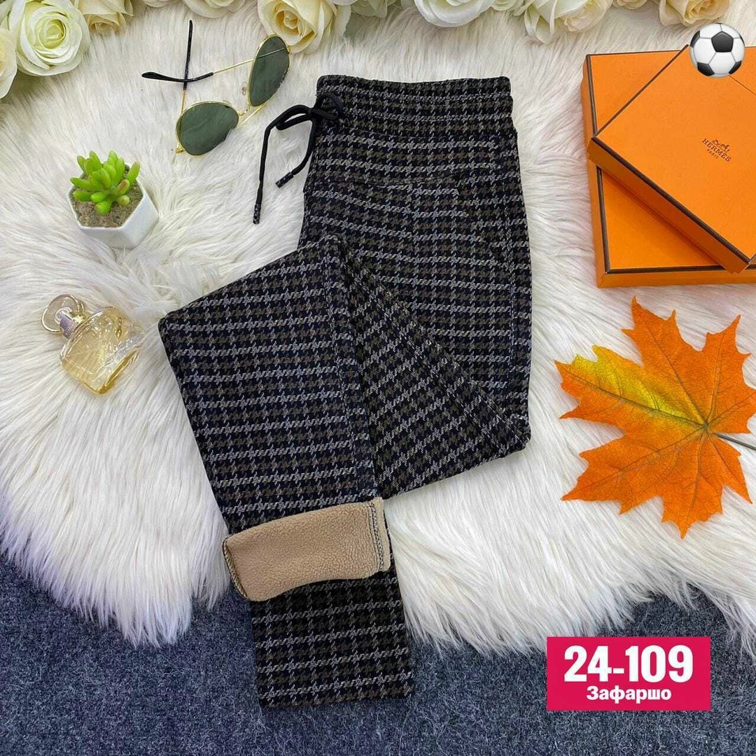 теплые брюки,брюки женские тёплые штаны утеплённые ns moda,женские брюки,брюки женские тёплые штаны утеплённые ns moda 42237870,брюки штаны в клетку