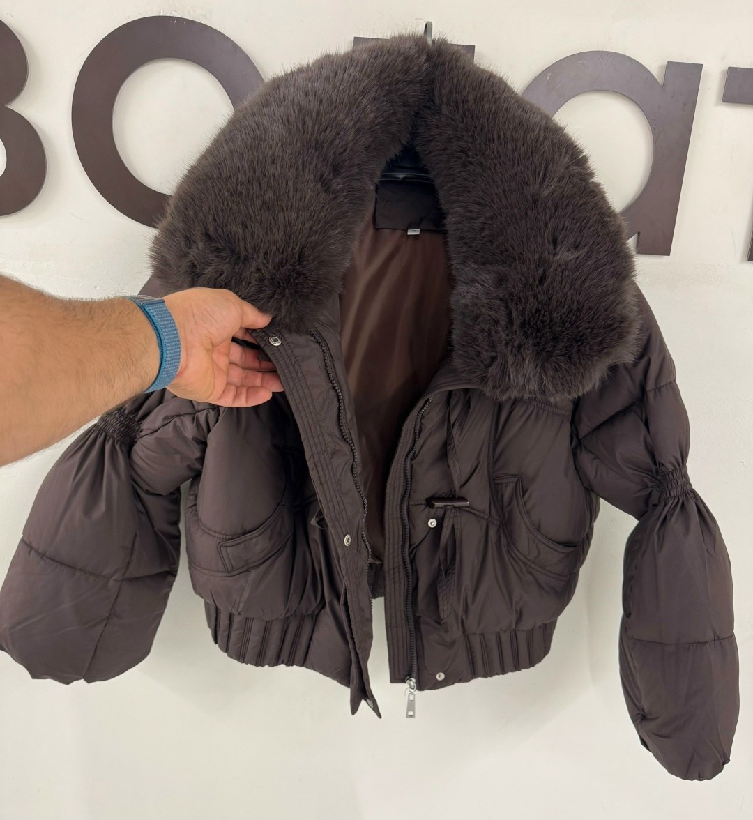зимний новый модный женский пуховик короткий толстый меховой воротник съемный,короткий пуховик,женский пуховик,женский пуховик с меховым воротником,зимние куртки