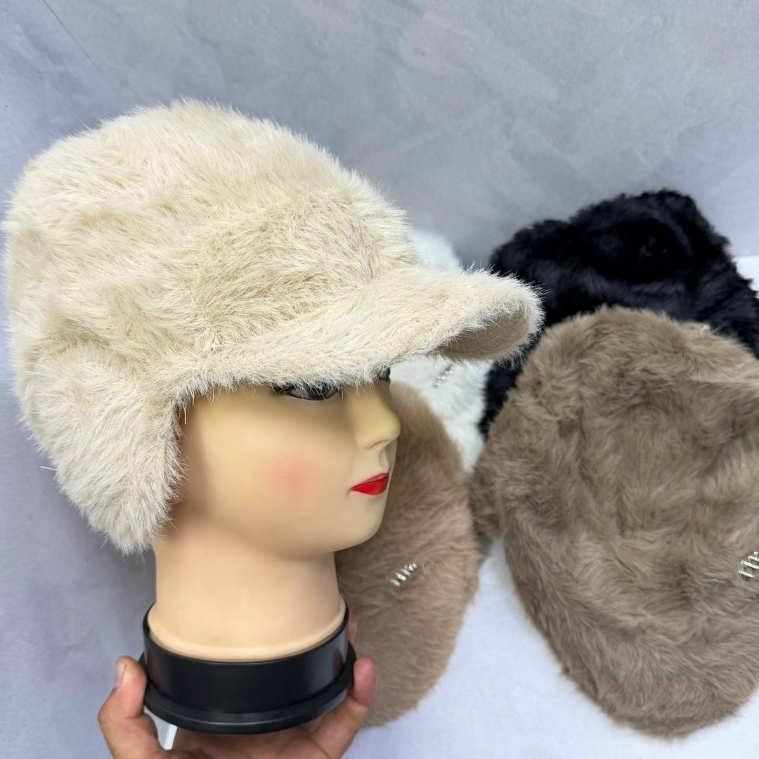 меховая кепка,женская кепка,меховая бейсболка,кепка зимняя,теплая кепка