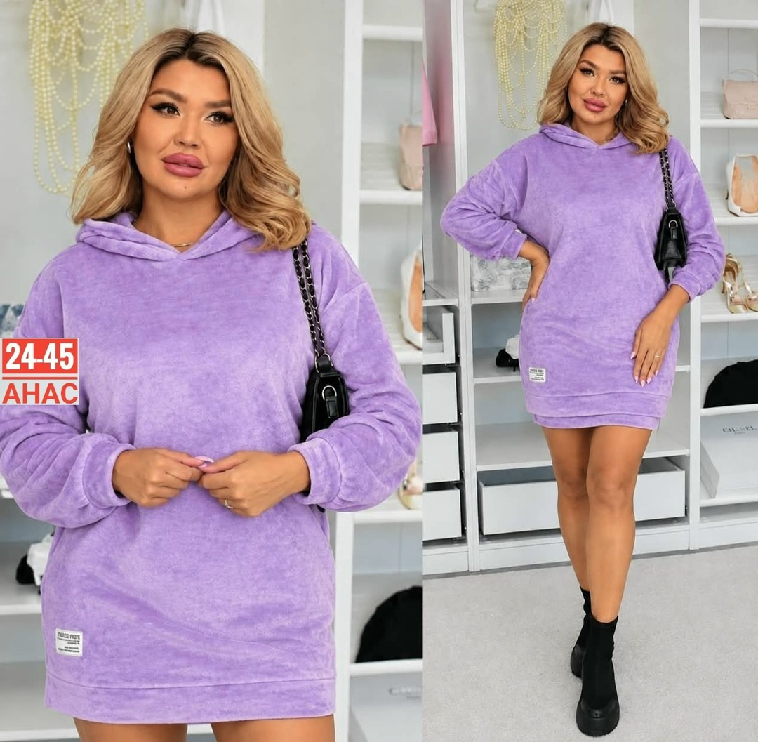 платье теплое с капюшоном,,женская кофта,костюм велюровый,велюровый костюм женский
