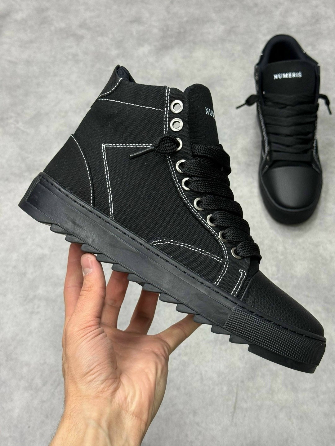 ,кожаные высокие кеды big bang philipp plein черный,высокие кроссовки,черные кроссовки,ботинки мужские