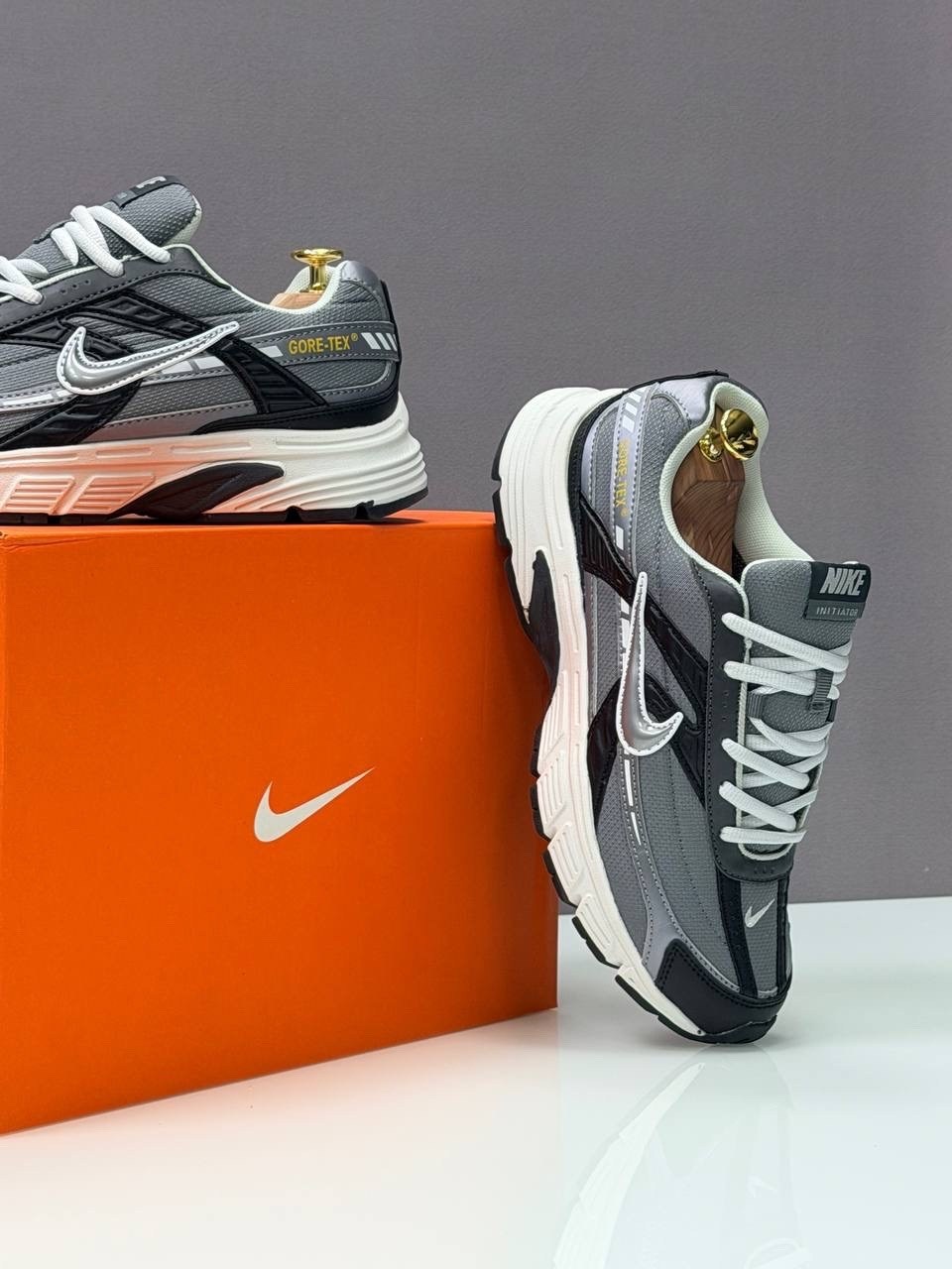 кроссовки nike gore tex,кроссовки nike initiator,кроссовки зимние nike initiator gore-tex black,кроссовки,кроссовки nike initiator мужские