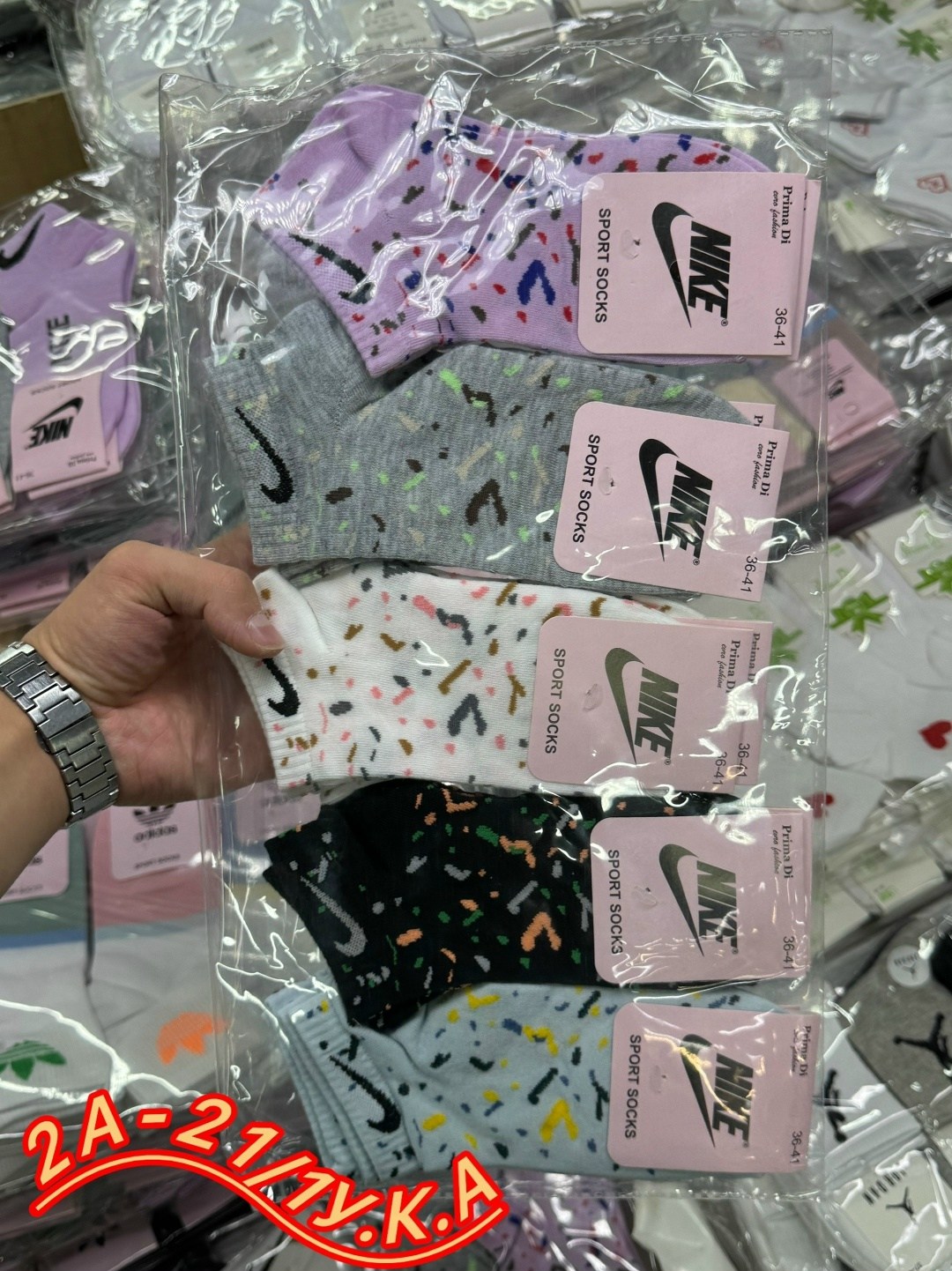 комплект носков nike,носки женские,носки женские 10 пар,комплект носки женские,носки найк упаковка 10 пар