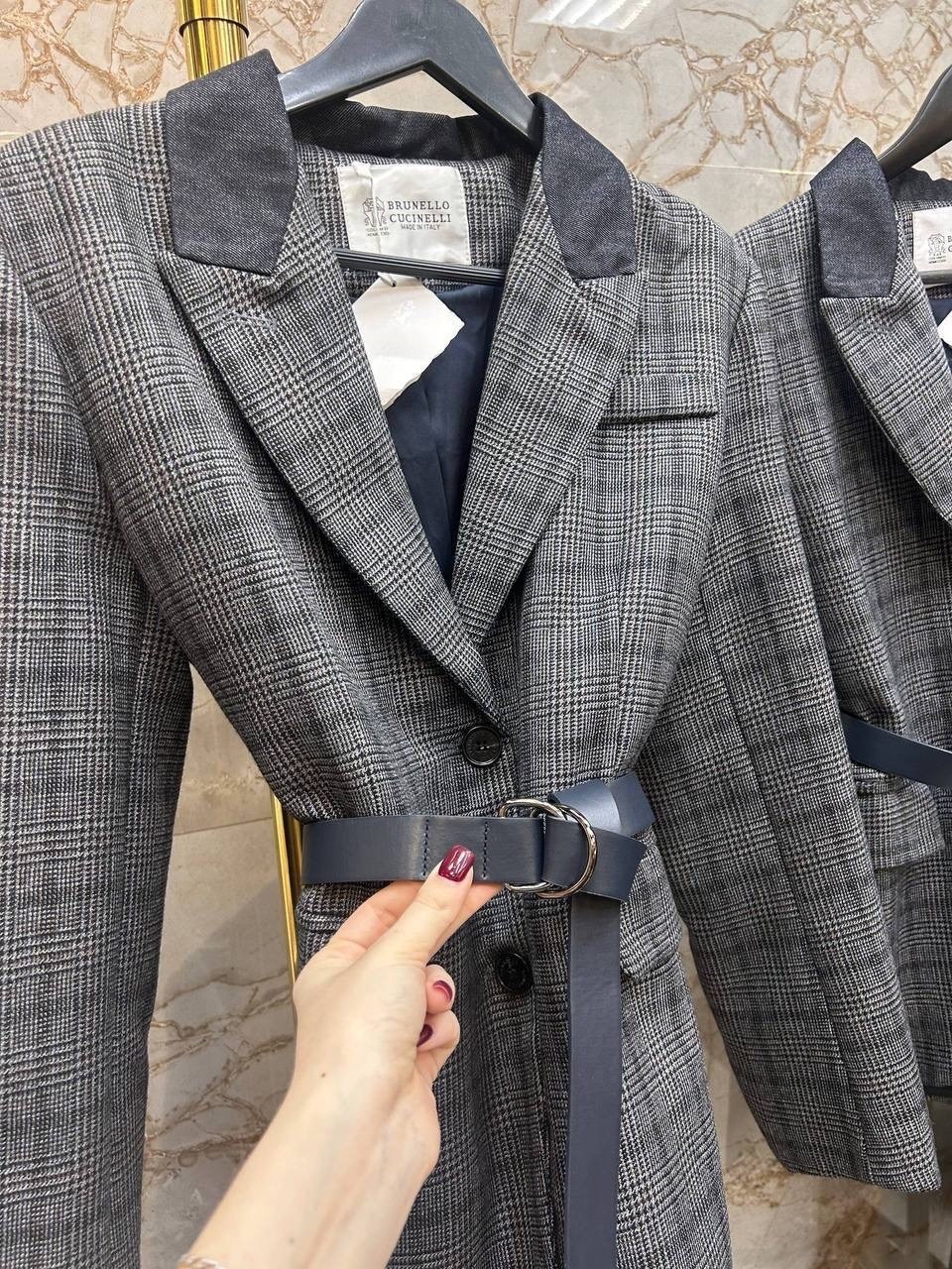костюм brunello cucinelli,костюм женский,костюм брючный,костюм в клетку,брючный костюм женский в клетку брюки и пиджак