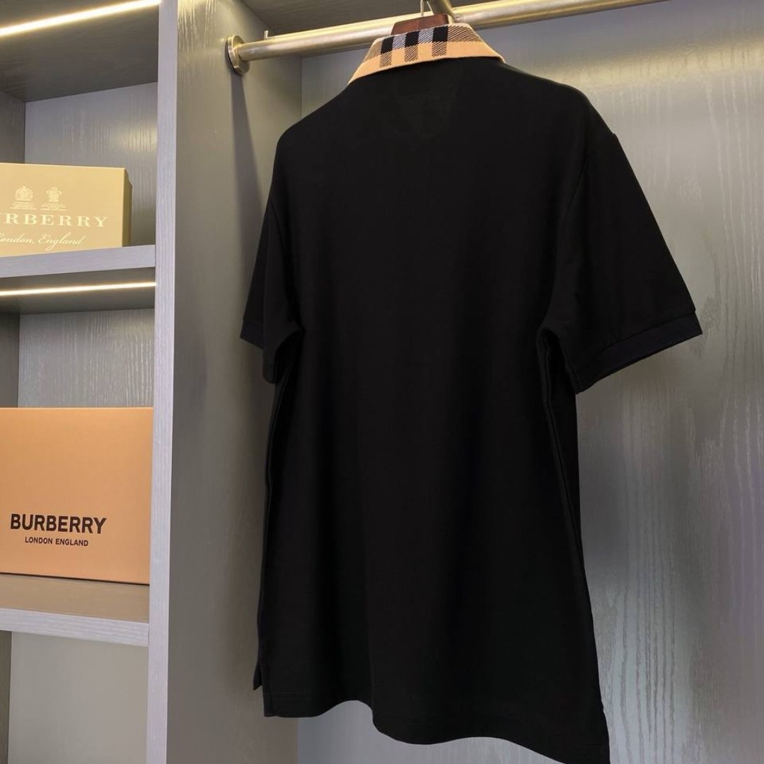 поло burberry,рубашка-поло в стиле burberry,burberry одежда,burberry polo,поло burberry черный