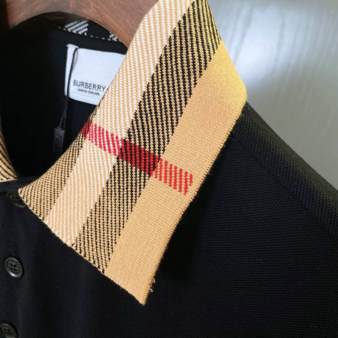 поло burberry,рубашка-поло в стиле burberry,burberry одежда,burberry polo,поло burberry черный