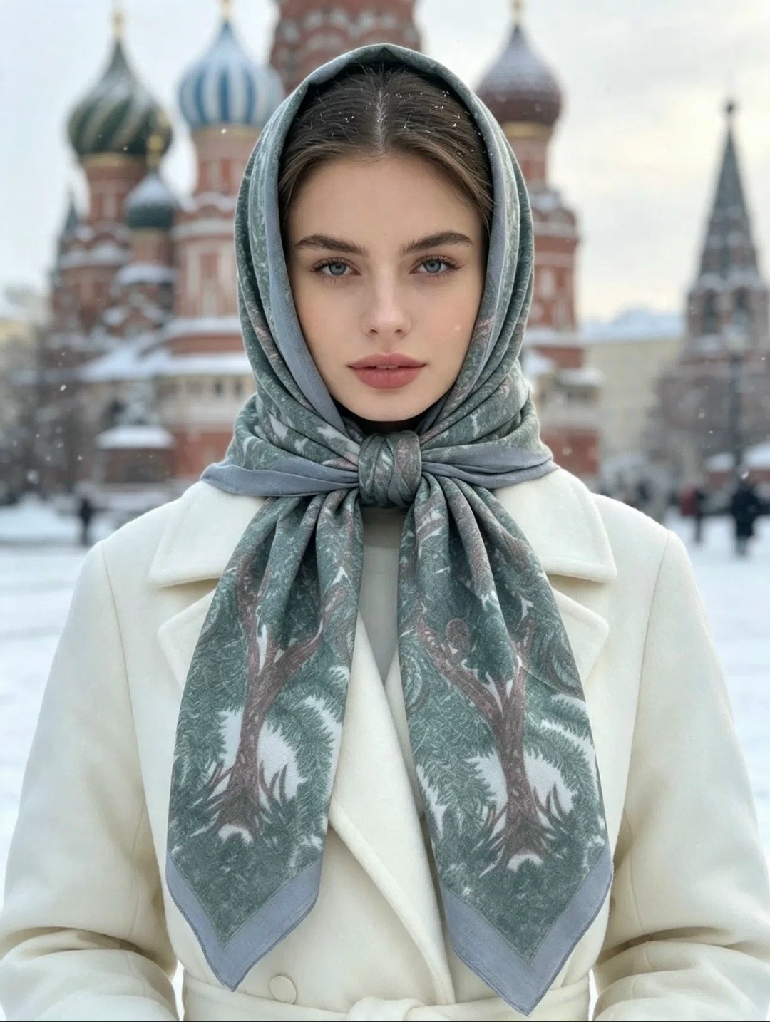 зимний платок,шарфы и платки,женские платки,девушка,стильные платки