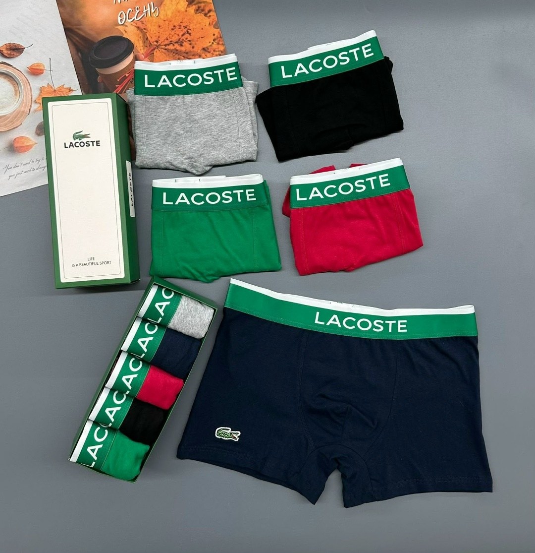 набор трусов lacoste,комплект трусов мужских lacoste lac3 в ассортименте 52-54,трусы мужские lacoste,комплект трусов боксеры lacoste,трусы lacoste