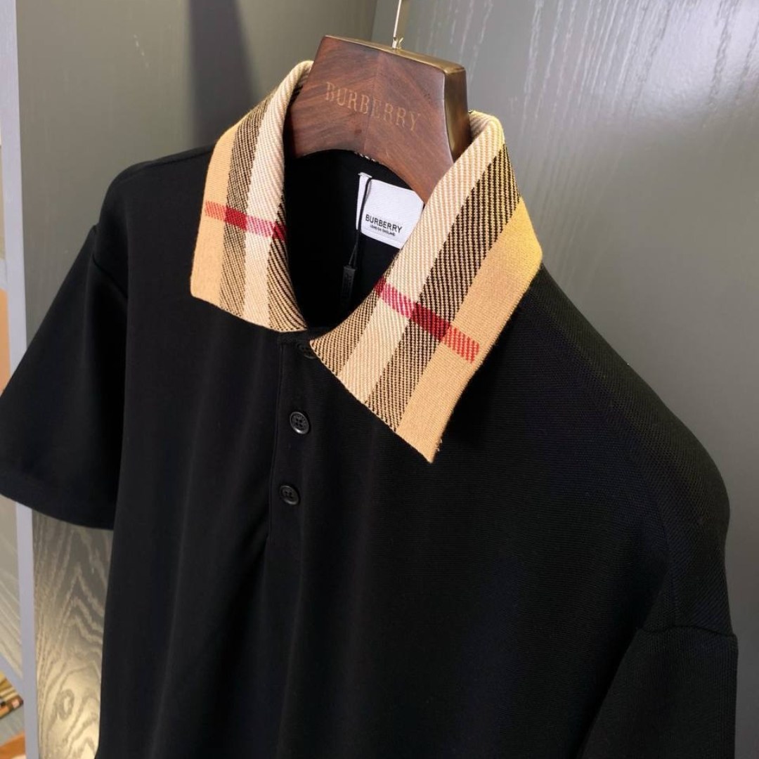 поло burberry,рубашка-поло в стиле burberry,burberry одежда,burberry polo,поло burberry черный