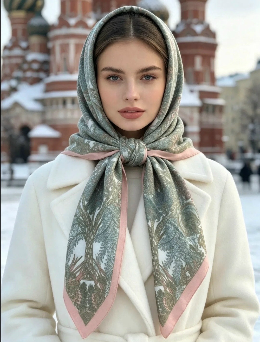 зимний платок,шарфы и платки,женские платки,девушка,стильные платки