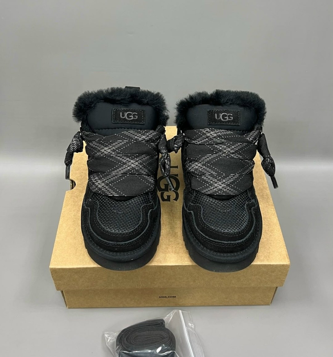 кроссовки ugg,,кроссовки черные,зимняя женская ,lowmel sneaker ugg