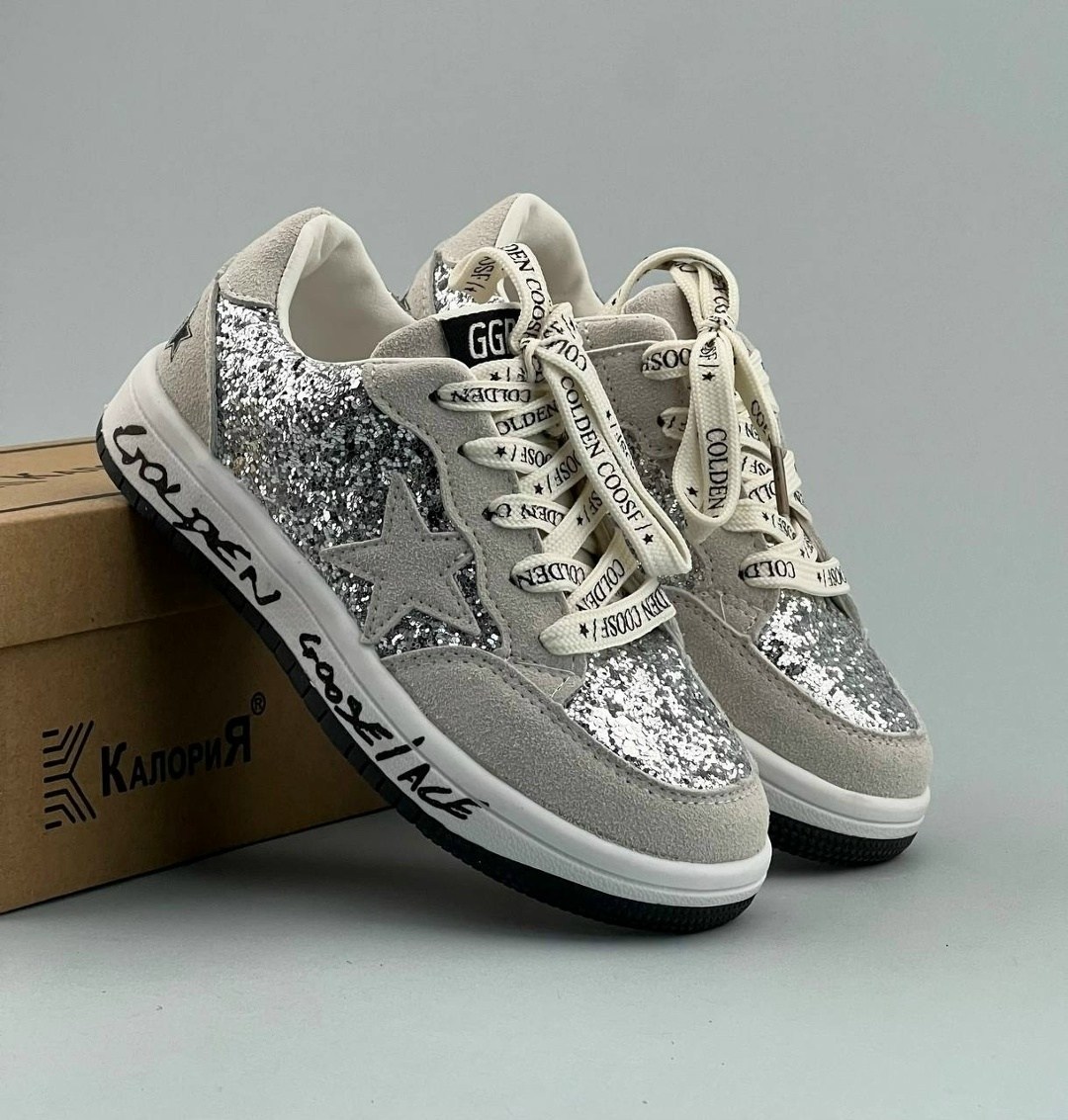 ,женские кеды golden goose,golden goose кеды silver,кроссовки golden goose,golden goose кеды glitter