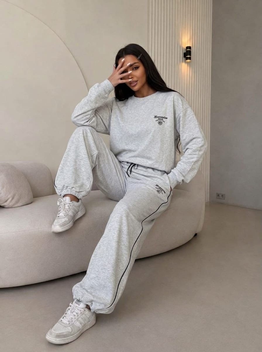 спортивный костюм двойка sporty&rich w suits цвет желтый лимонный,спортивный костюм женский,спортивный костюм,спорт костюм,костюм женский