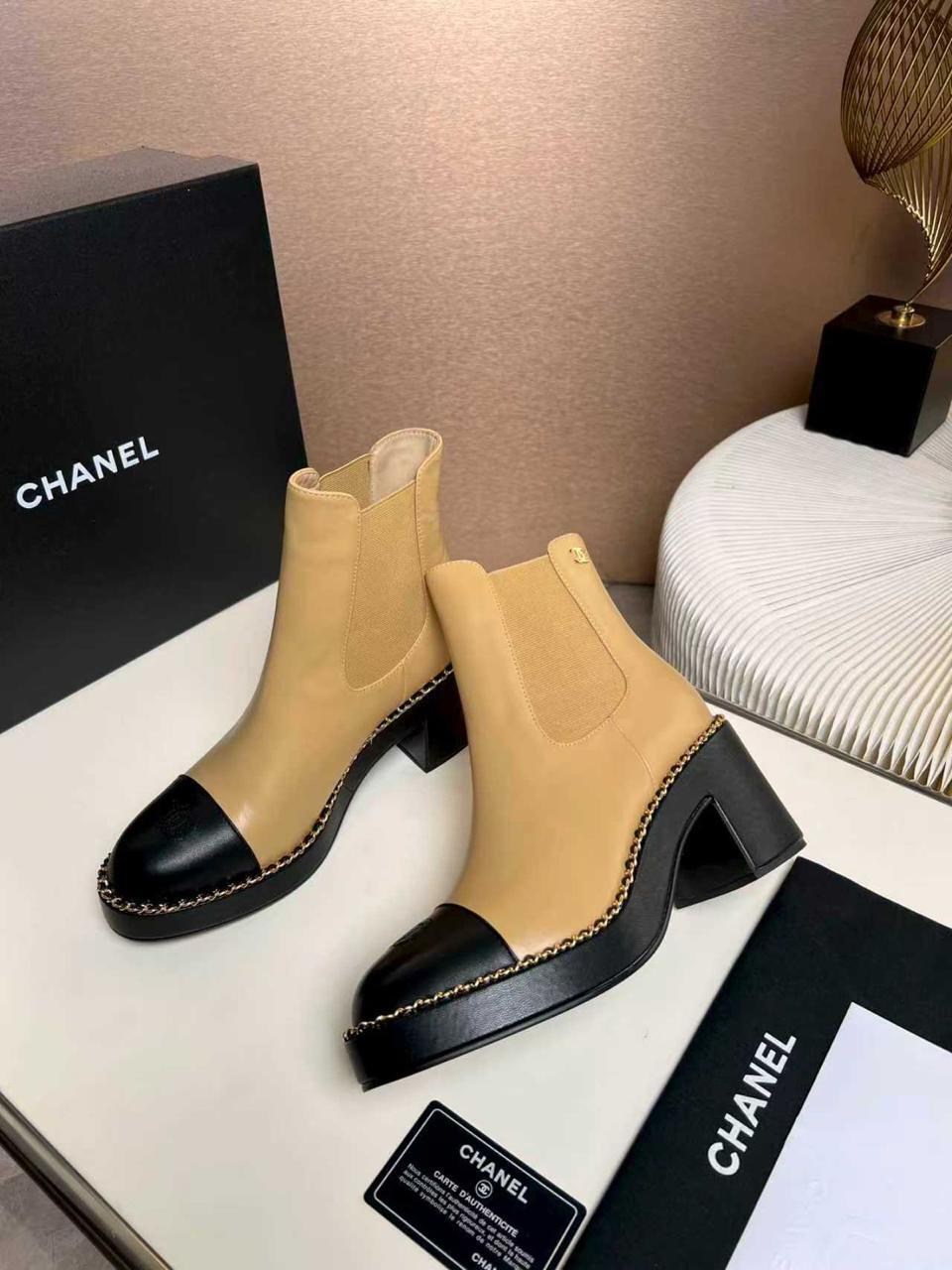 chanel ботильоны женские,ботильоны chanel,сапоги chanel,ботинки chanel,chanel (шанель) новые женские осенне-зимние сапоги