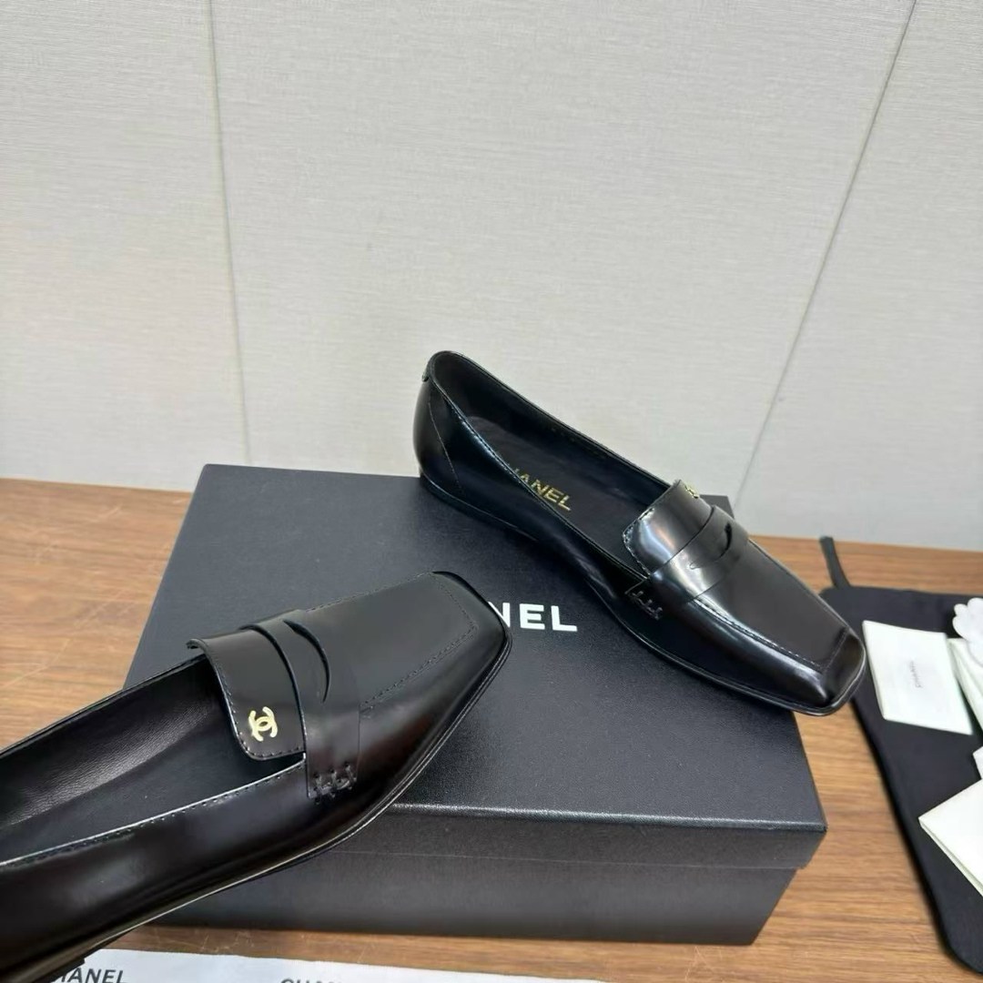 ,лоферы chanel,кожаные лоферы,лоферы женские,женские лоферы chanel