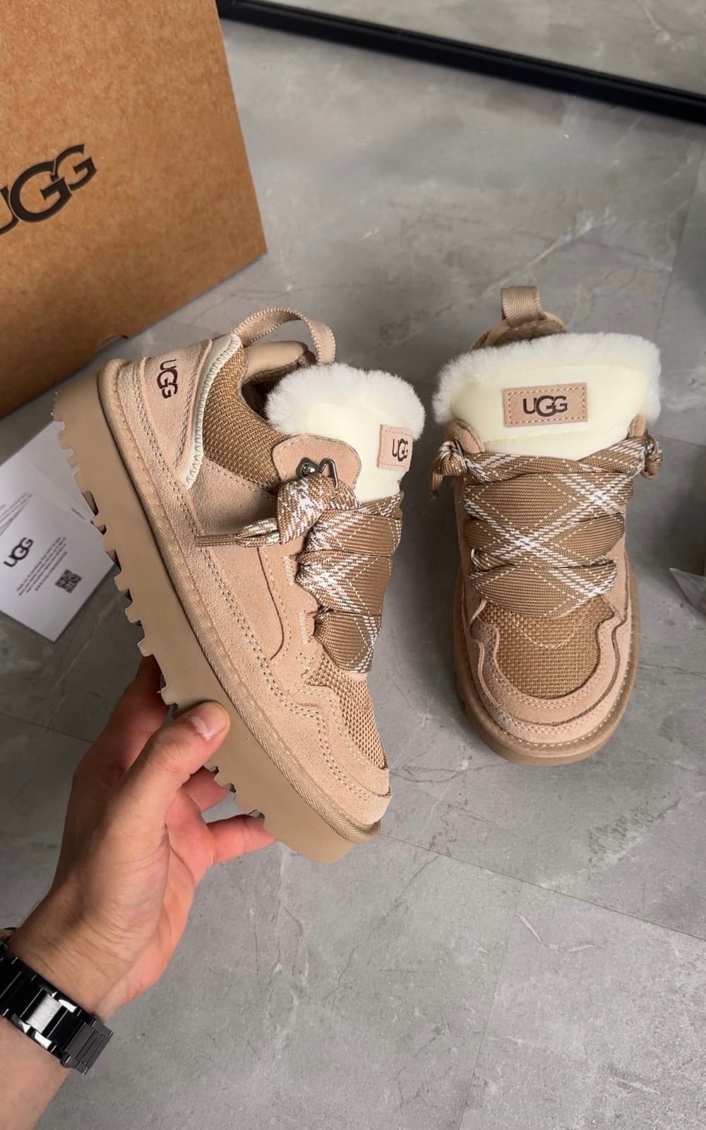 ,кроссовки ugg,ugg lowmel sneaker,зимняя ,теплые кроссовки
