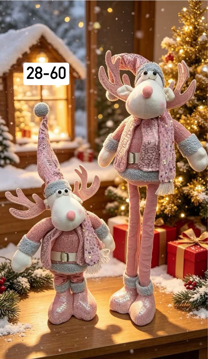 новогодняя игрушка ecodecor олень 50-70см,фигурка новогодняя ecodecor олень yh21-50007/4 50-70 см,новогодняя фигурка ecodecor олень 70 см,игрушка набивная "олень",игрушка набивная "олень", l49 w20 h38